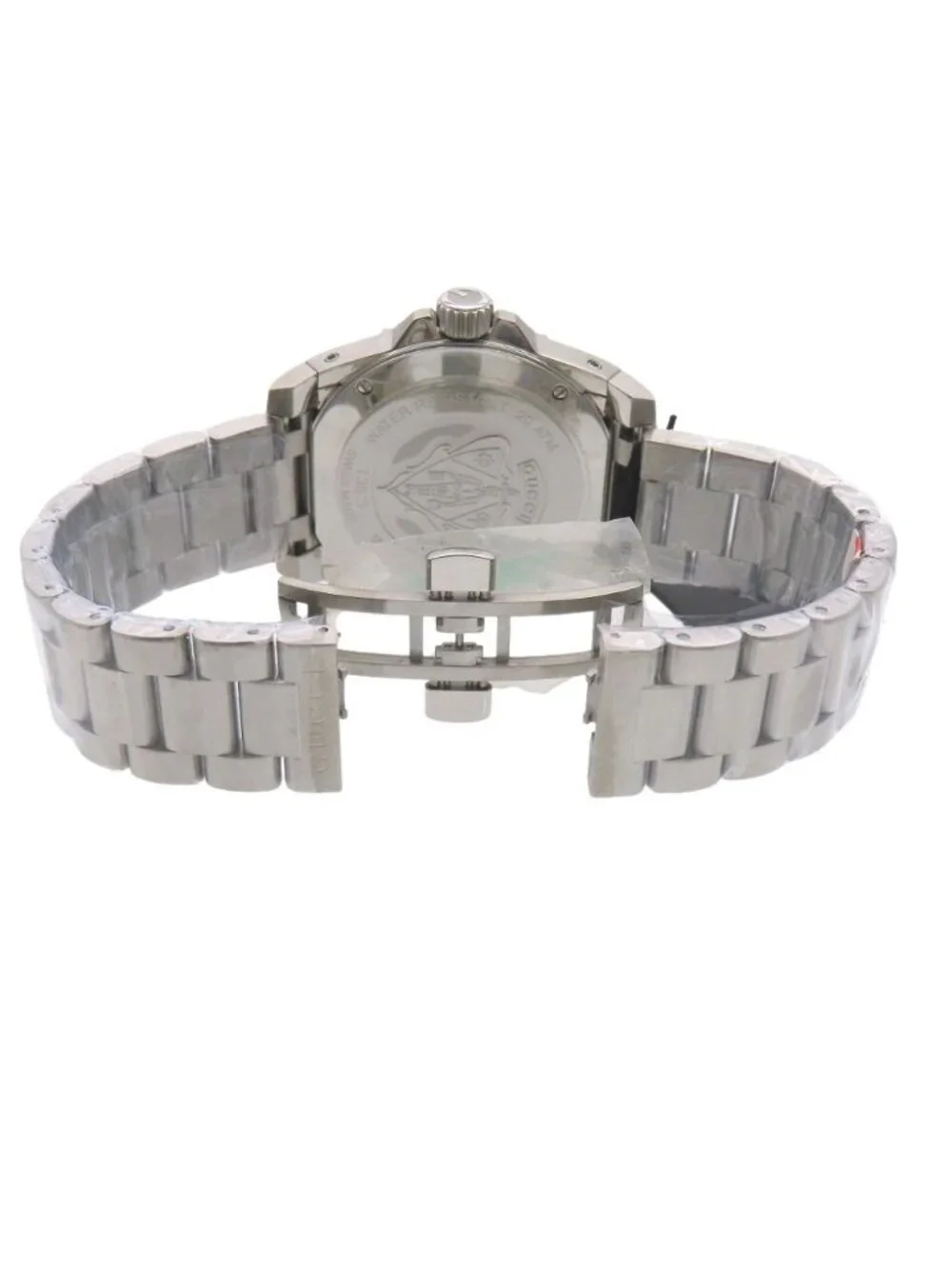 Gucci Dive 136.3 Quartz Watch Stainless Steel White Dial